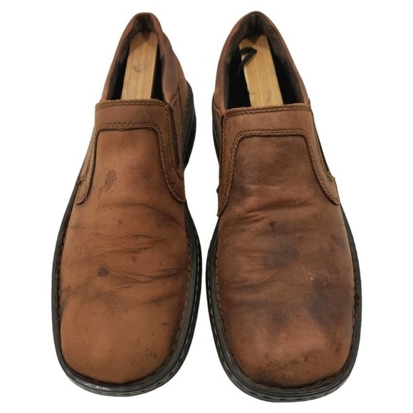 Born Hand Crafted Footwear Loafers Slip On Men Brown Leather10/44 M/W M9560 CKF9 - Picture 14 of 16